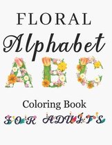 Floral Alphabet Coloring Book For Adults