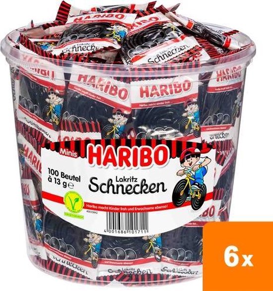 Haribo - Rotella Drop Jo-Jo's - 6x 100 Mini zakjes