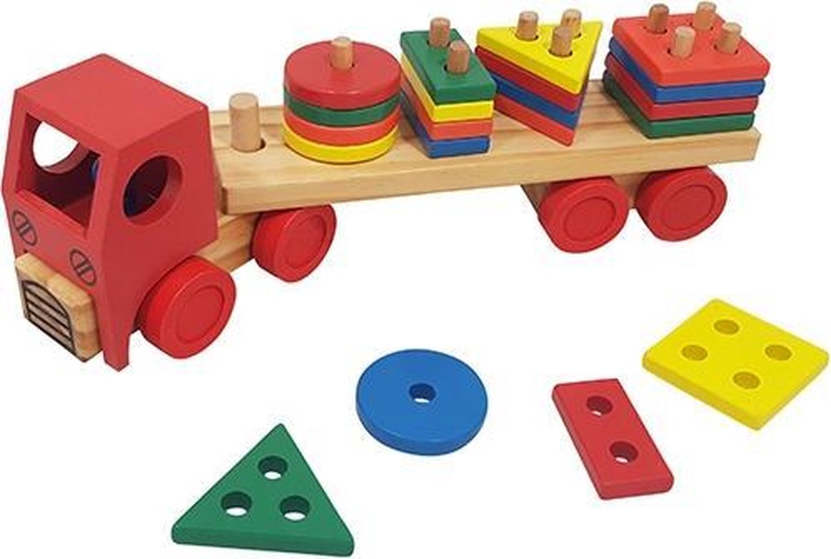Playwood tellen sorteer vrachtwagen 00113
