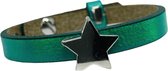 Handmade armband green star