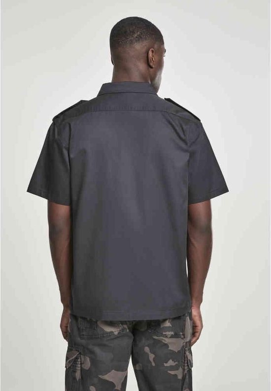 Brandit Legerhemd met kort mouw Heren Shirt met korte mouwen - zwart - 7XL