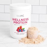 Teami Plant-Based Wellness Protein - Triple Berry - Protéine de pois bio + protéine de riz - 17 grammes de protéines pures - Sans gluten - Sans lactose - regorge d'antioxydants issus de fraises, myrtilles et framboises bio