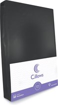 Cillows Jersey Hoeslaken - Hoeslaken 90x200 - 100% katoen - Zwart