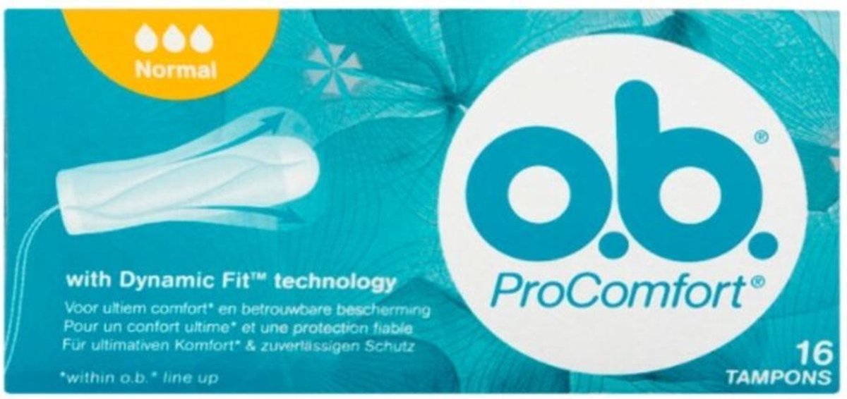 Goedkoopste 24x OB Tampons ProComfort Normal 16 stuks