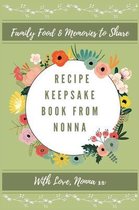 Recipe Keepsake Book From Nonna