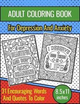 Adult Coloring Book For Depression And Anxiety
