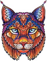 Houten Legpuzzel Lynx |Puzzel dieren | Jigsaw puzzels | wooden puzzle | unidragon puzzel | LYNX A4