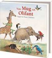 Kaartenmapje met env, vierkant: Van Mug tot Olifant, Ingrid & Dieter Schubert