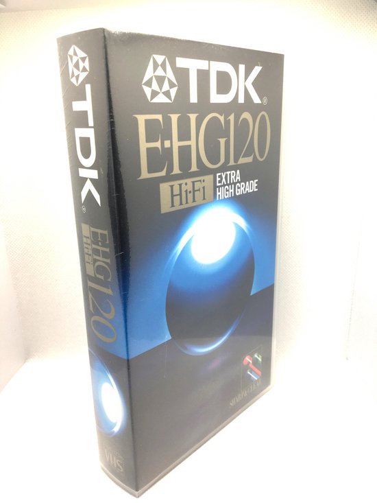Cassette vidéo VHS de qualité supérieure TDK E- HG 120 / Blanco scellée.