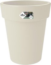 Elho Green Basics Top Planter Hoog 35 - Bloempot voor Buiten - Ø 34.5 x H 41.0 cm - Katoen Wit