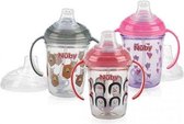 Nuby Antilekbeker Met Handvatten Tritan 240ml Rood 6m+