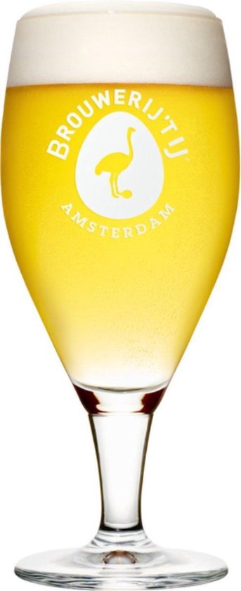 Brouwerij 't IJ speciaal bierglazen - 40cl - 1 stuk - voetglas