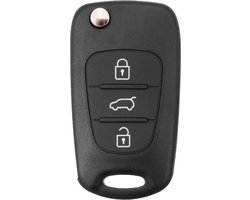 Autosleutel 3 Knoppen geschikt voor Hyundai I10 I20 I30 IX35 Voor Kia K2 K5 Rio Sportage Sleutelbehuizing afstandsbediening autosleutel (BU-3B)