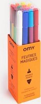omy Felt Pens Magic Double Tipped Can be erased or change colour! 14 Collars + 2 Erasers
