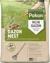 Pokon Bio Gazonmest - 5kg - Mest  - Geschikt voor 75m² - 120 dagen biologische voeding