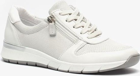 Hush Puppies leren dames sneakers - Wit - Maat 36 | bol.com