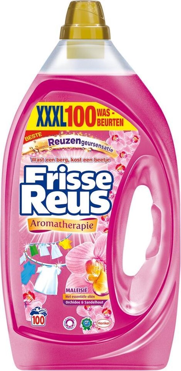 Frisse Reus Malaysia Gel Vloeibaar Wasmiddel - Gekleurde Was - Voordeelverpakking - 100 wasbeurten
