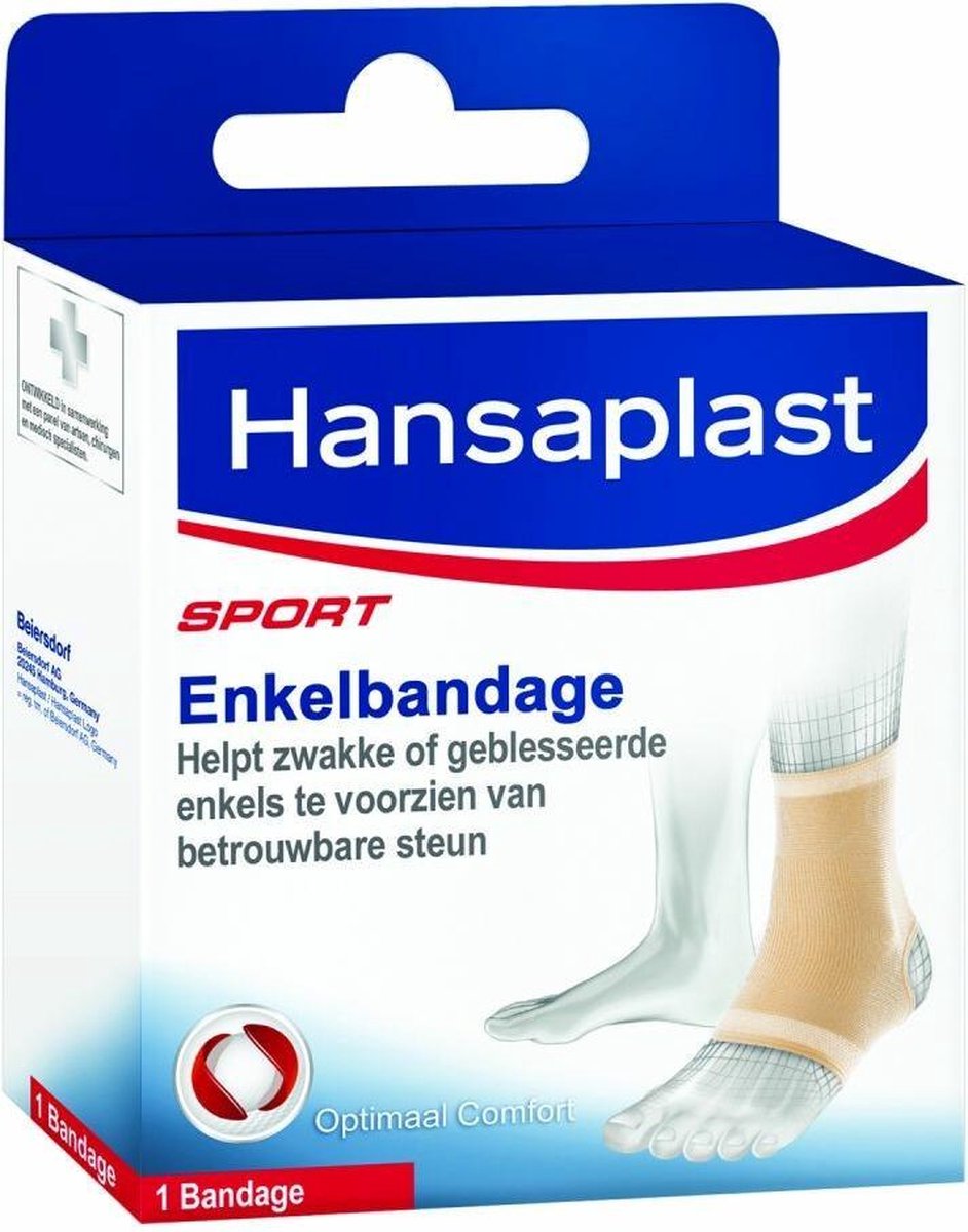 dood gaan Productiviteit vertel het me Hansaplast Sport Enkelbandage - S | bol.com