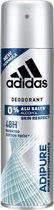 6x Adidas Adipure M Deodorant 150 ml