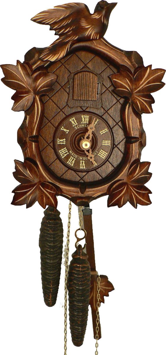 Schneider Koekoeksklok 40/9 - vogel - 1daags uurwerk - 20 cm hoog