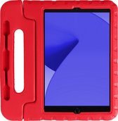 iPad 8 Hoes Kinder Hoes 10.2 (2020) Kids Case Hoesje - Rood