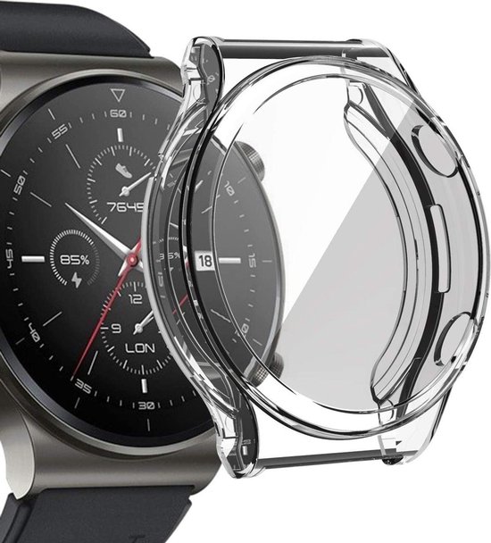 Protection d'écran Huawei Watch GT 2 Pro + Etui Huawei Watch GT 2 Pro - Etui...  | bol.com