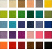 Multipack vilt 60x lapjes in 30 verschillende kleuren 10 x 15 cm - Hobbyvilt - Hobbyartikelen/knutselspullen