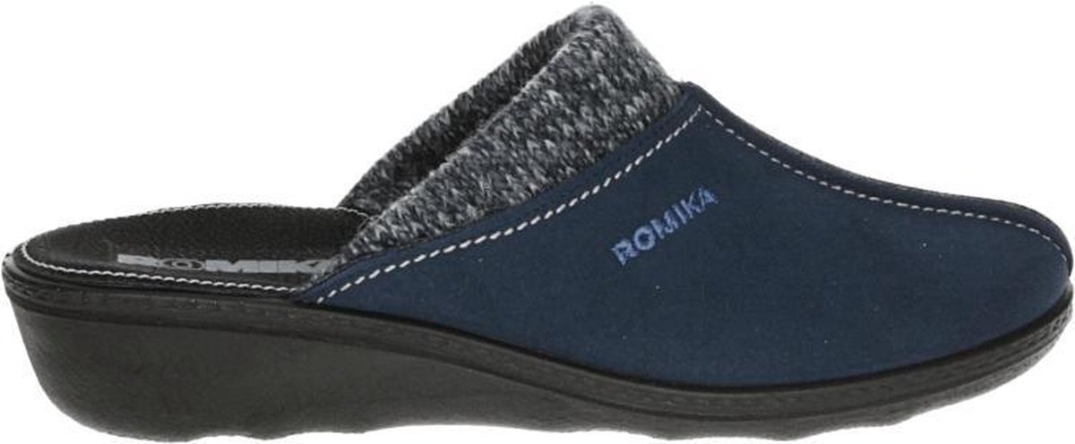 Romika -Dames - blauw - pantoffel - muil - maat 41 | bol.com