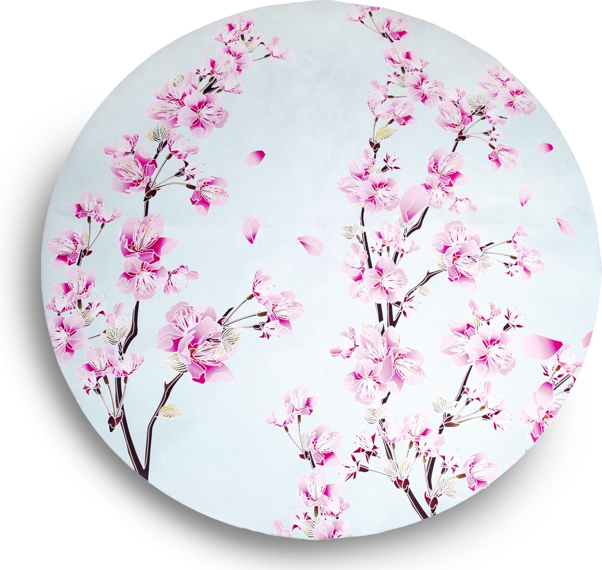 Ronde yogamat Blossom