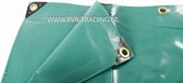 Groen afdekzeil-afdekkleed 8*10 meter 650 gram/m²