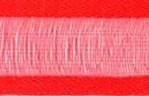 SR1206/4019 Organzalint met satijn rand 40mm 25mtr (19) rood