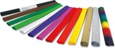 Folia FO-822115 Crepepapier 50cmx2,5m Krimp à 10 Vouw Chocobruin