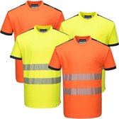 Portwest T181 - Hi-Vis Vision T-shirt - Geel/zwart - R Maat 2XL