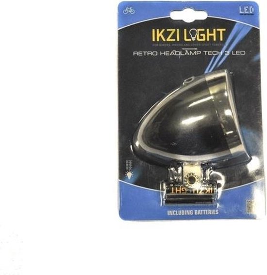 IKZI LIGHT retro koplamp zwart — afbeelding 3