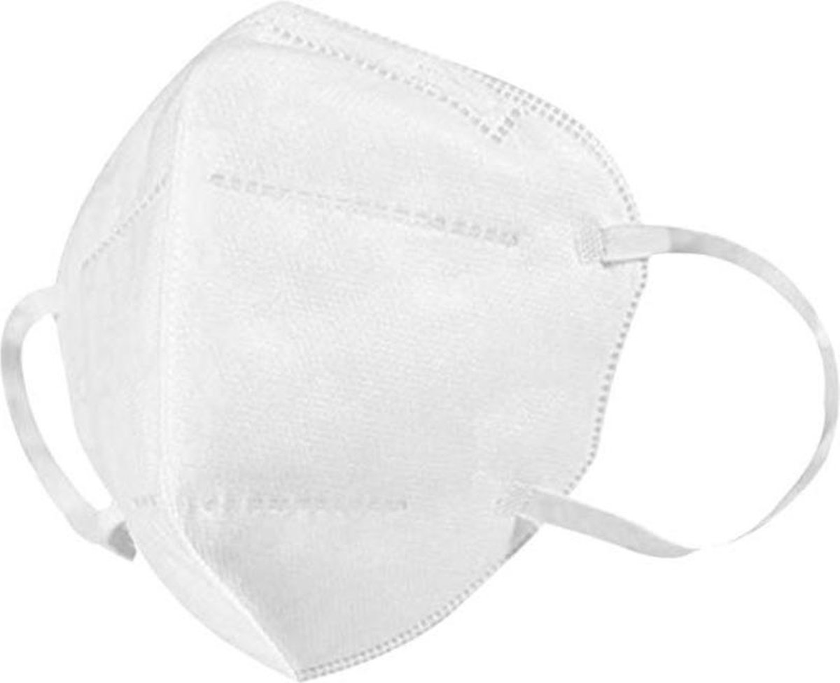 Mondkapje - mondmasker - niet medisch - 4 laags - Wit - 3 stuks