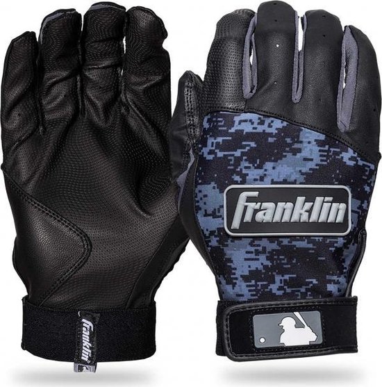 Franklin Honkbal - Slaghandschoentjes - Digitek - Volwassenen - Zwart - XL - Franklin