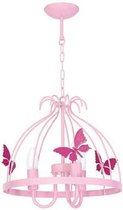 WOONENZO - Kinderlamp Vlinder - roze