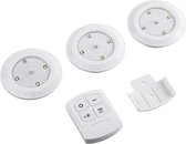 3 delige verlichtingsset met afstandsbediening