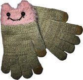Handschoenen MIGNON voor kids (tot 8-9 j.) van BellaBelga - lichtbruin