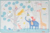 Tjossi Speelkleed voor Baby Speelmat - Jungle - Groot 100 x 150 cm - wasbaar in wasmachine - Stimuleert de ontwikkeling van je baby