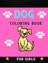 Dog coloring book for girls