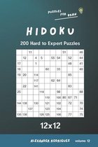 Puzzles for Brain - Hidoku 200 Hard to Expert Puzzles 12x12 vol.12