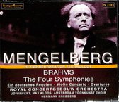 The four Symphonies – Ein Deutsches Requiem – Violin Concerto – Overtures; Mengelberg