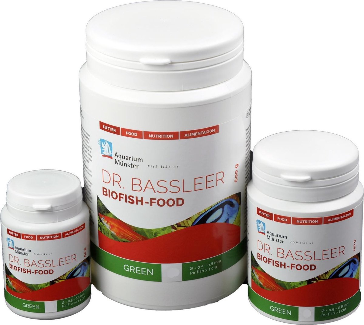 Green – Dr. Bassleer BioFish Food L 60gr