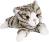 Take Me Home Knuffelpoes Junior 15 Cm Pluche Grijs