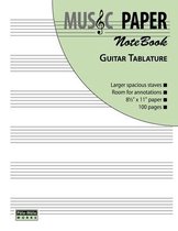 MUSIC PAPER NoteBook - Guitar Tablature