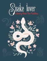Snake lover coloring book for toddlers