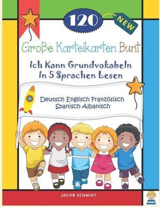 120 Große Karteikarten Bunt Ich Kann Grundvokabeln In 5 Spr ... - cover