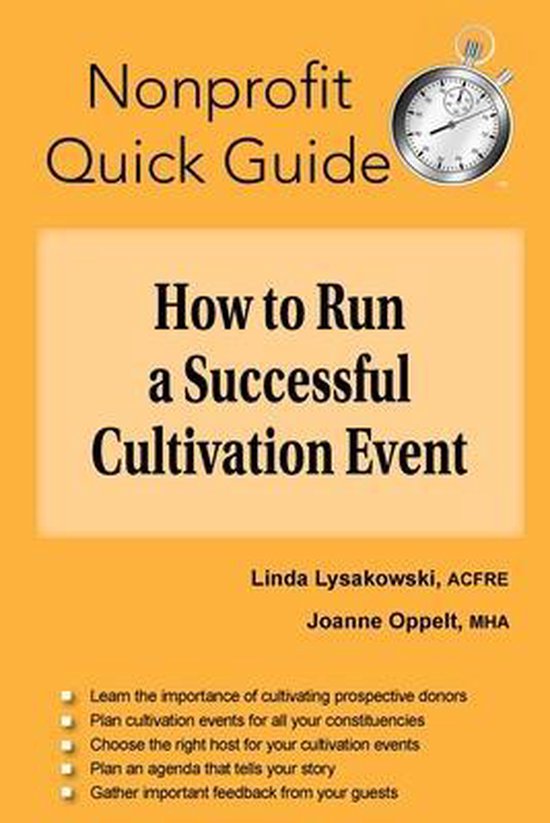 How to Run a Successful Cultivation Event - cover