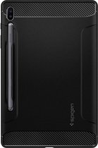 Spigen - Samsung Galaxy Tab S6 Hoes - Rugged Armor Zwart